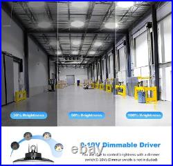 240W LED UFO High Bay Lights Dimmable Warehouse Factory Shop Lighting AC277480V