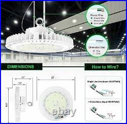 240W LED UFO High Bay Shop Light Dimmable Warehouse Supermarket Factory Lighting