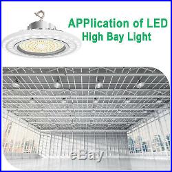 240W LED White UFO High Bay Lights Dimmable Fixture 5000K 100-277V HPS/MH/HID
