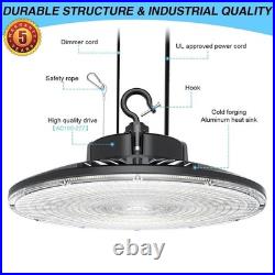 240W UFO LED High Bay Light Industrial Ceiling Fixture Dimmable Lamp 5000K -10pc 240W UFO LED High Bay Light Industrial Ceiling Fixture Dimmable Lamp 5000K -10pc