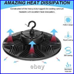 240W UFO LED High Bay Light Industrial Ceiling Fixture Dimmable Lamp 5000K -10pc
