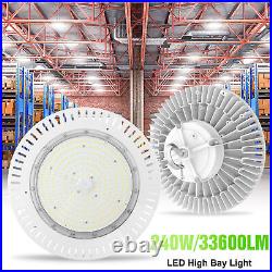 240W UFO LED High Bay Light Warehouse Industrial Workshop Light 33,600Lm 5000K