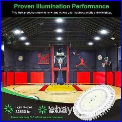 240W UFO LED High Bay Light Workshop Lights Fixture Factory Warehouse Lamp 5000K