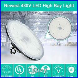 240W UFO LED Shop Lights 5000K 480V High Bay Industrial Lightihng Warehouse Lamp