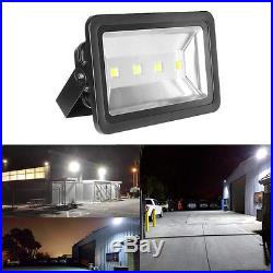 240W White 4 LED Wall Pack Wash Flood Light Spotlight Outdoor Security Lamp IP65