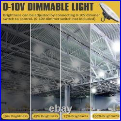 240With200With150W-480V LED GYM Shop High Bay Light UFO Commercial Lighting Fixture