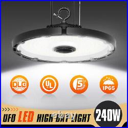 240 Watt UFO Round High Bay Light Commercial Industrial LED Shop Light Fixtures