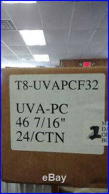 24 pcs 48 Fluorescent TUBE GUARD bulb COVER T8-UVAPCF32 UV blocking 46 7/16