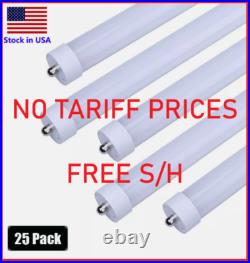 25Pcs 8FT/40With5000K/4800LM LED Replacements for T8, T10 or T12 Dual END Power