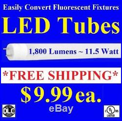 (25) 4' 48 LED TUBENO BALLAST NEEDED 1800L 50000Hour Replaces T8 & T12 Lamps