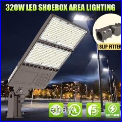 277-480VAC LED Shoebox Street Light 320W Outdoor Parking Lot Lighting Fixture