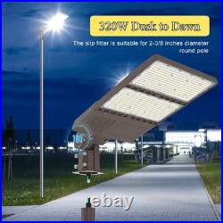277-480VAC LED Shoebox Street Light 320W Outdoor Parking Lot Lighting Fixture