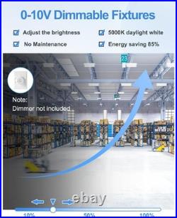 277-480V LED Linear High Bay Light 400W 60000LM Warehouse Shop Lighting Fixtures