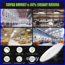 2PACK 240W 3000K 4000K 5000K Commercial High Bay LED Light Fixture Waterproof UL