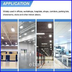 2PACK 400W LED Linear High Bay Light Commercial Hanging Fixture 60000LM 100-277V