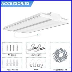 2PACK 400W LED Linear High Bay Light Commercial Hanging Fixture 60000LM 100-277V