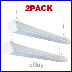 2PACK 4ft LED Vapor Proof Fixture, LED Shop Light 40W 4500LM, 5700K Daylight White