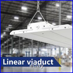 2PACK LED Linear High Bay Warehouse Light White Fixture Factory 220W 5000K