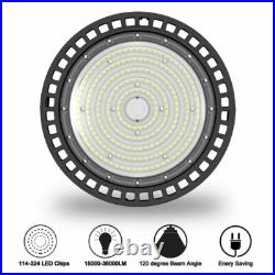 2PACK UFO LED High Bay Light 150W Work Shop Warehouse Industrial Lighting 5000K