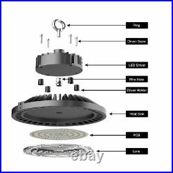 2PACK UFO LED High Bay Light 150W Work Shop Warehouse Industrial Lighting 5000K