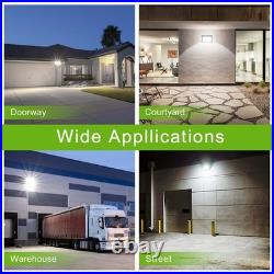 2PCS 120W LED Wall Pack Light Dusk-to-Dawn Commercial Outdoor Security Lighting