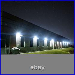 2Pack 100W LED Wall Pack Light Dusk to Dawn Photocell Sensor 12000LM 5000K IP65