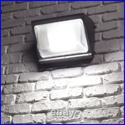 2Pack 120W Led Wall Pack Light Dusk to Dawn Commercial Outdoor Security Lighting