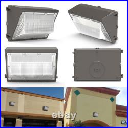 2Pack 120W Led Wall Pack Light Dusk to Dawn Commercial Outdoor Security Lighting