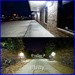 2Pack 120W Led Wall Pack Light Dusk to Dawn Commercial Outdoor Security Lighting