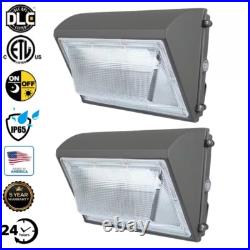 2Pack 150W Led Wall Pack Light Dusk to Dawn Commercial Outdoor Security Lighting