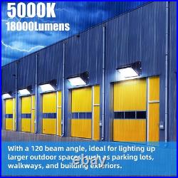 2Pack 150W Led Wall Pack Light Dusk to Dawn Commercial Outdoor Security Lighting