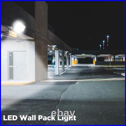 2Pack 150W Led Wall Pack Light Dusk to Dawn Commercial Outdoor Security Lighting