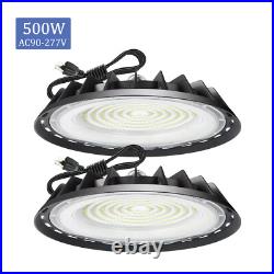 2Pack 500W UFO Led High Bay Light Commercial Industrial Factory Led Shop Light