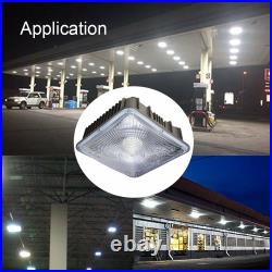 2Pack 70W LED Canopy Light Commerical Grade, IP65 Weatherproof Outdoor, High-bay