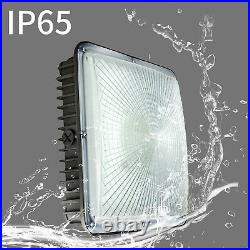 2Pack 70w LED Canopy Light Fixture White Track Lighting Waterproof IP65 120-277V