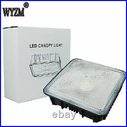 2Pack 70w LED Canopy Light Fixture White Track Lighting Waterproof IP65 120-277V