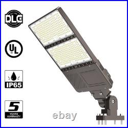 2Pack LED Parking Lot Light 320W Dusk to Dawn Commercial Shoebox Street Lighting
