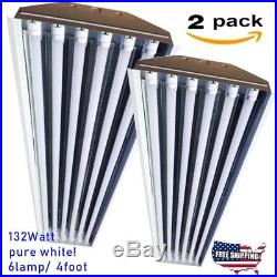 2Packs Warehouse LED High Bay Light 32,000 lm 132W Replace Metal Halide Lamps VI