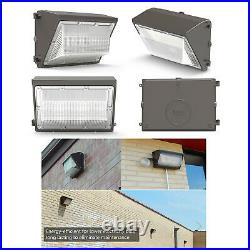 2Pcs 120W LED Wall Pack Light With photocell Dusk to Dawn Commercial Industrial