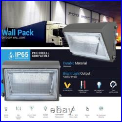 2Pcs 150W LED Wall Pack Light Commercial Industrial Outdoor Parking Lot Light