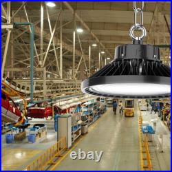2Pcs 240W UFO LED High Bay Light Dimmable Commercial Industrial Light 36000lm