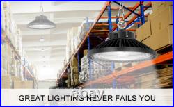 2Pcs 240W UFO LED High Bay Light Dimmable Commercial Industrial Light 36000lm