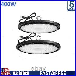 2Pcs 400W UFO Led High Bay Light Commercial Industrial Warehouse Shop Light Lamp