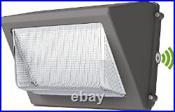 2Pcs 80W LED Wall Pack Light with Dusk to Dawn Outdoor Security Lighting Fixture