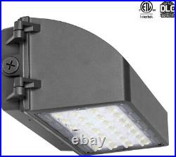 2Pcs/Pack 60Watt Led OutdoorFull Cut Off Wall Pack Light 5000K ETL DLC -350W HID