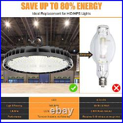 2X 200W UFO High Bay Light Dimmable Commercial Factory Warehouse LED Shop Light