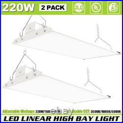 2X 220W LED Linear High Bay Light 33000LM Eqv. 1000W MH 3000K5000K Adjustable