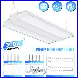 2X 300W LED Linear High Bay Shop Light Warehouse Commercial Garage Lamp 45000lm