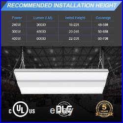 2X 300W LED Linear High Bay Shop Light Warehouse Commercial Garage Lamp 45000lm 2X 300W LED Linear High Bay Shop Light Warehouse Commercial Garage Lamp 45000lm