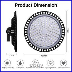 2X LED High Bay Lights UFO 500W Warehouse Led Shop Light Fixture Area Lighting